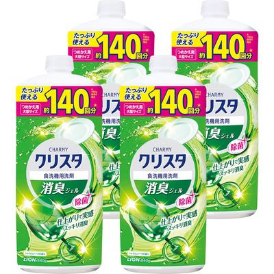 Charmy Crysta Gel Charmy Crysta Дезодорирующий гель для посудомоечной машины Сменный блок 840 г x набор из 4 шт. [Оптовая закупка]