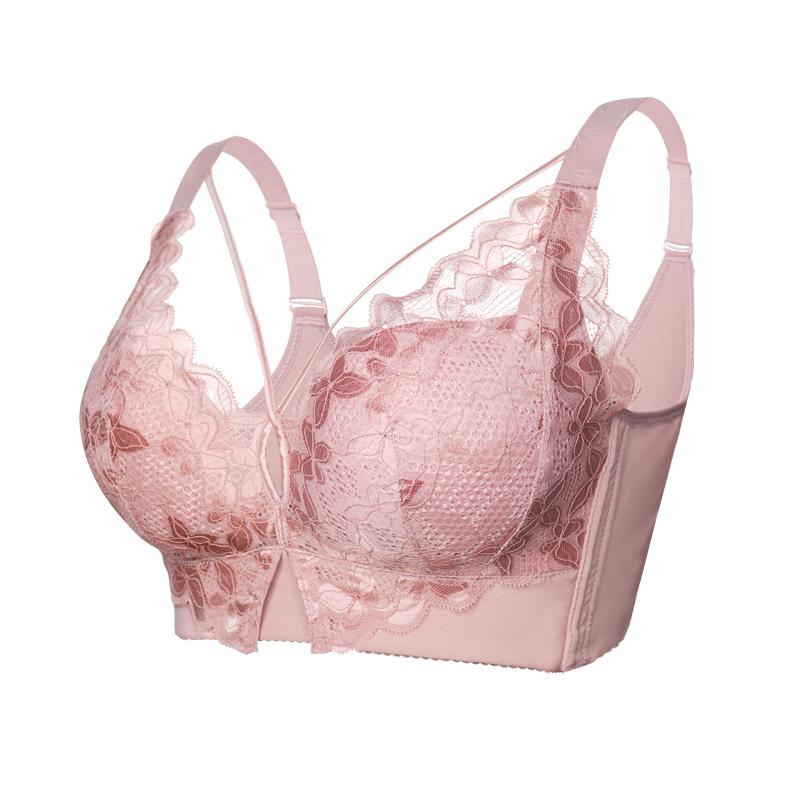 Плюс размер бюстгальтер пуш-ап сексуальное женское белье женские кружевные бюстгальтеры с полным покрытием беспроводной бюстгальтер CDE Cup