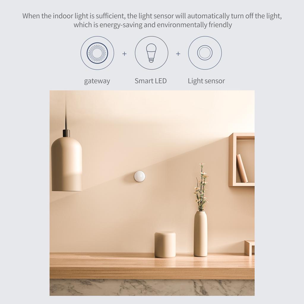 Датчик освещенности Aqara T1 Zigbee 3.0 Датчик яркости Умный дом Управление изменением освещения для дома
