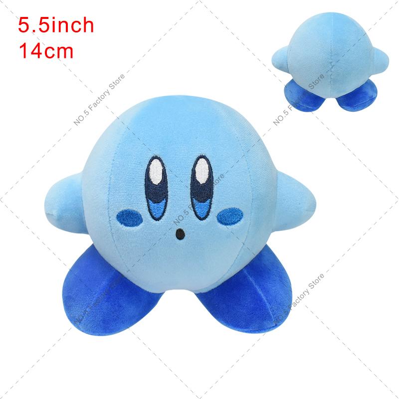 Игрушка Star Kirby Плюшевая кукла 5" Кавайный Розовый Кирби Серый Кирби Кирби-призрак Аниме Плюшевые игрушки Рождественские подарки для детей