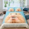 3D Hamster Duvet Cover King Queen Size Lovely Guinea Pig Bedding Set for Kids Teens Adults Family Pet Animal 2/3pcs Quilt Cover