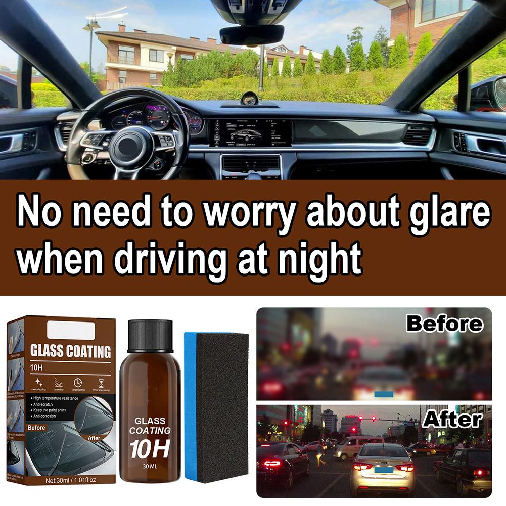 Car Glass Coating Agent Nano Crystal Coating Liquld For Windows Polishing Scratch Resistance Glass Waterproof Dustproof Age Z3D1