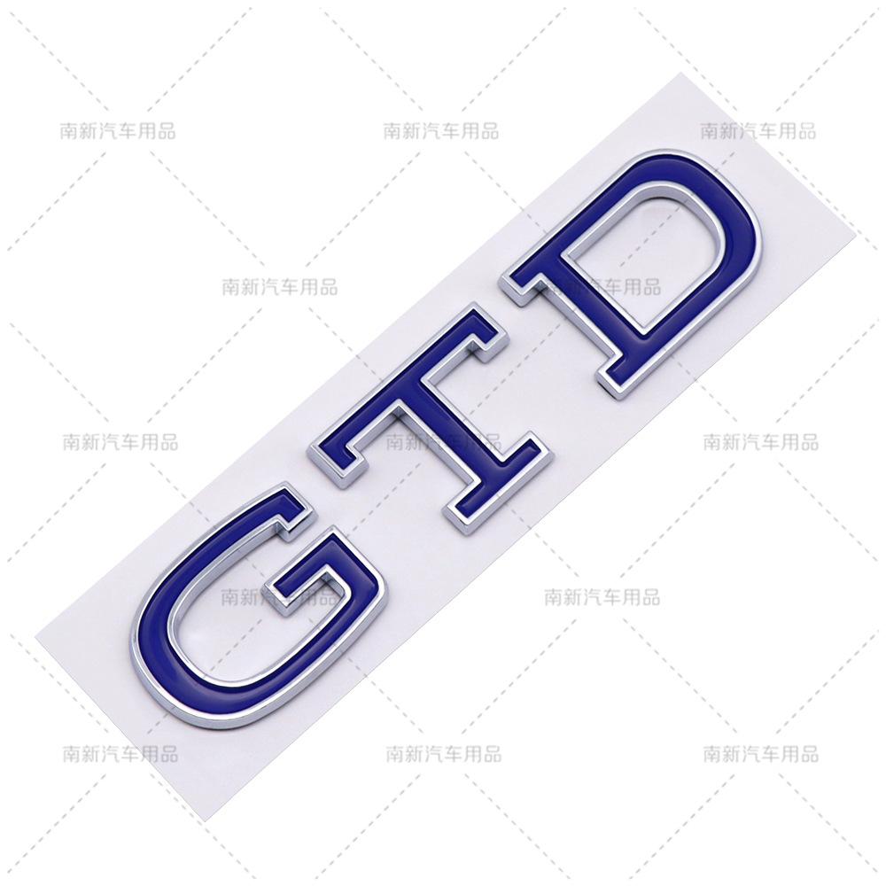 3D ABS Car Rear Trunk Decal GTD Logo Letter Badge Stickers 4 5 6 7 MK4 MK5 MK6 MK7 Emblem Accessories