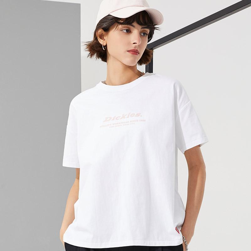 Dickies Straight Fit T Shirt Unisex White DK010393C4D