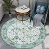 Mandala Print Round Carpet Nordic Modern Living Room Anti-Slip Rug Coffee Table Foot Pad Bedroom Floor Mats Bay Window Chair Mat