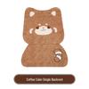 Cartoon Raccoon Winter Plush Car Seat Cushion