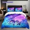 Dynamic Warriors Action Three-piece set (1 * duvet cover + 2 * pillowcase, without core) 2D Flat Duvet cover and pillowcase Soft and comfortable
