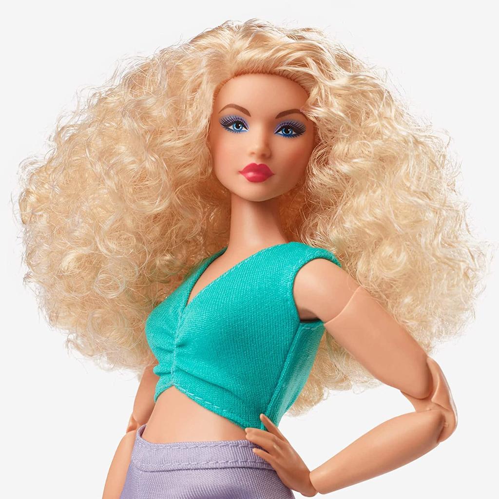barbie Фирменный стиль Кукольная кукла с вьющимися светлыми волосами Кукольная ку ...