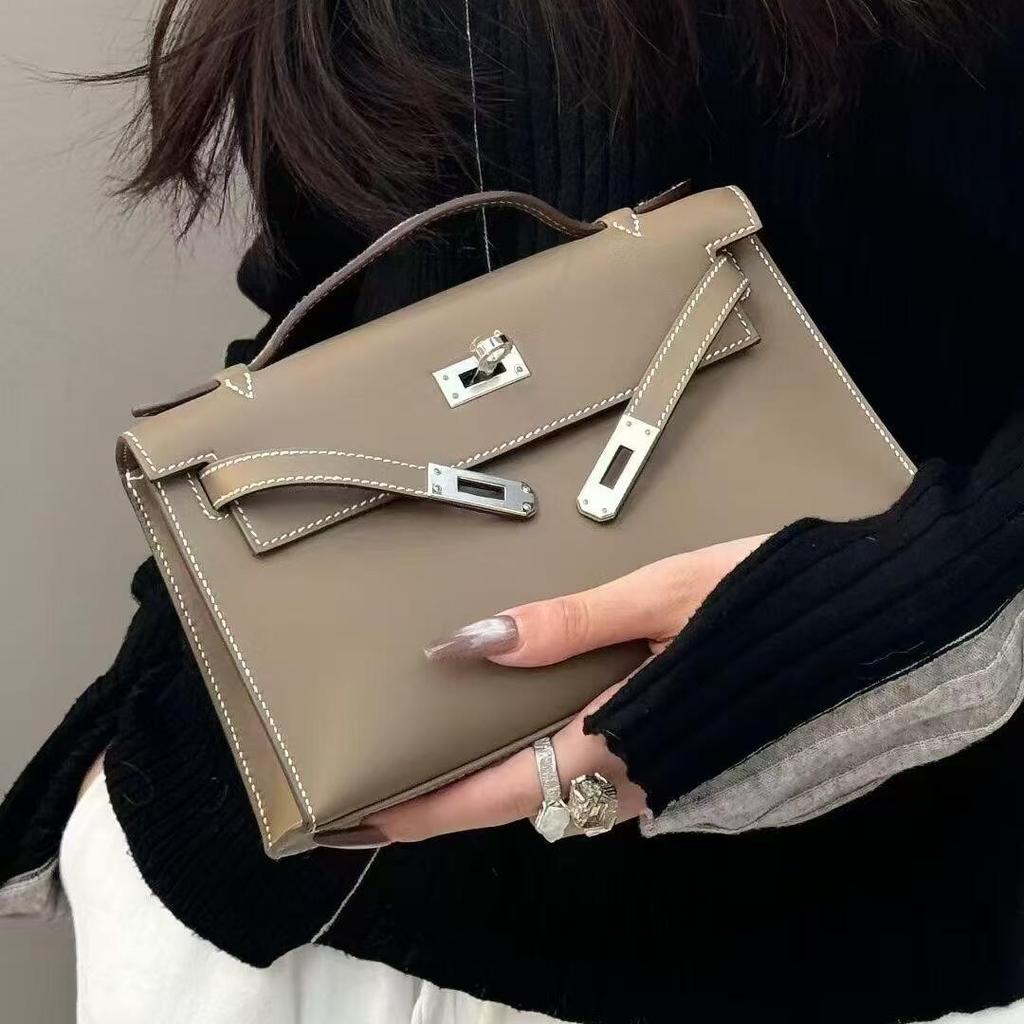 Поколение сумки Kaili, верхний слой, быстросохнущая коровья кожа, наплечная сумка через плечо, полуручная работа, кожаная ручная мини-сумка на цепочке для женщин