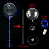 1Set Led Balloon With Column Stand Luminous Transparent Bobo Balloons Stand LED String Lights Wedding Birthday Party Decoration