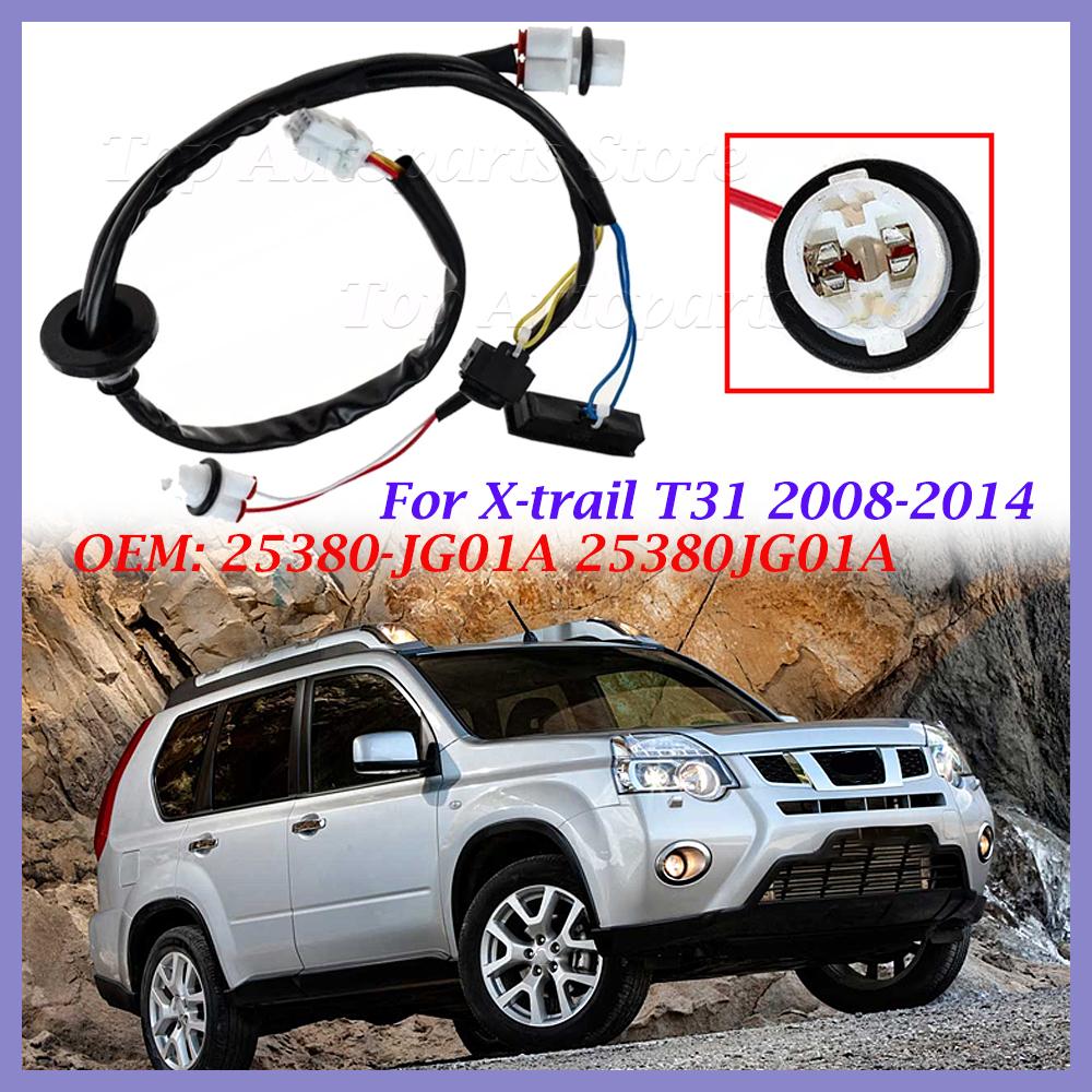 25380JG01A For X-trail T31 2008-2014 Rear Trunk Handle Outside Release Opening Button Boot Assy Tailgate 25380-JG01A Switches Seat 3