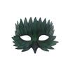 New Halloween-themed bird beak mask, perfect for masquerade balls, black half-face owl eye mask, made of leather