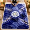 Фланелевое одеяло Leeds United Football Теплое Мягкое Плед для использования на диване кровати в гостиной
