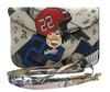 Patterned mini messenger bag from Cavaldi