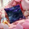 Space Starry Sky Cushion Cover Pattern Printed Pillowcase for Living Room Sofa Cushion Cover & Bedroom Decor