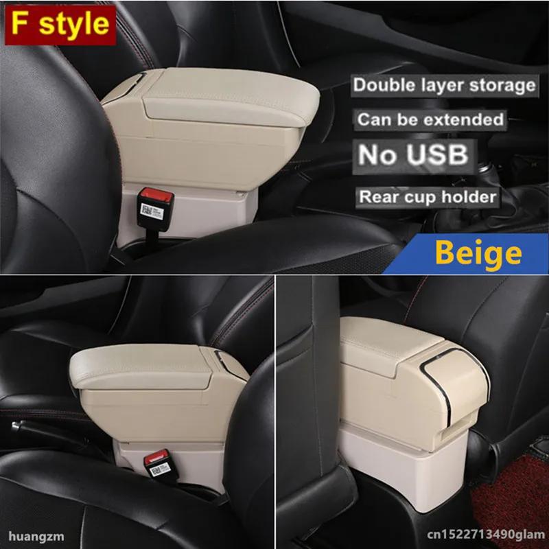 Universal Car Armrest Box Universal Center Centre Console Armrest Large space Central Store Content box with cup holder ashtray