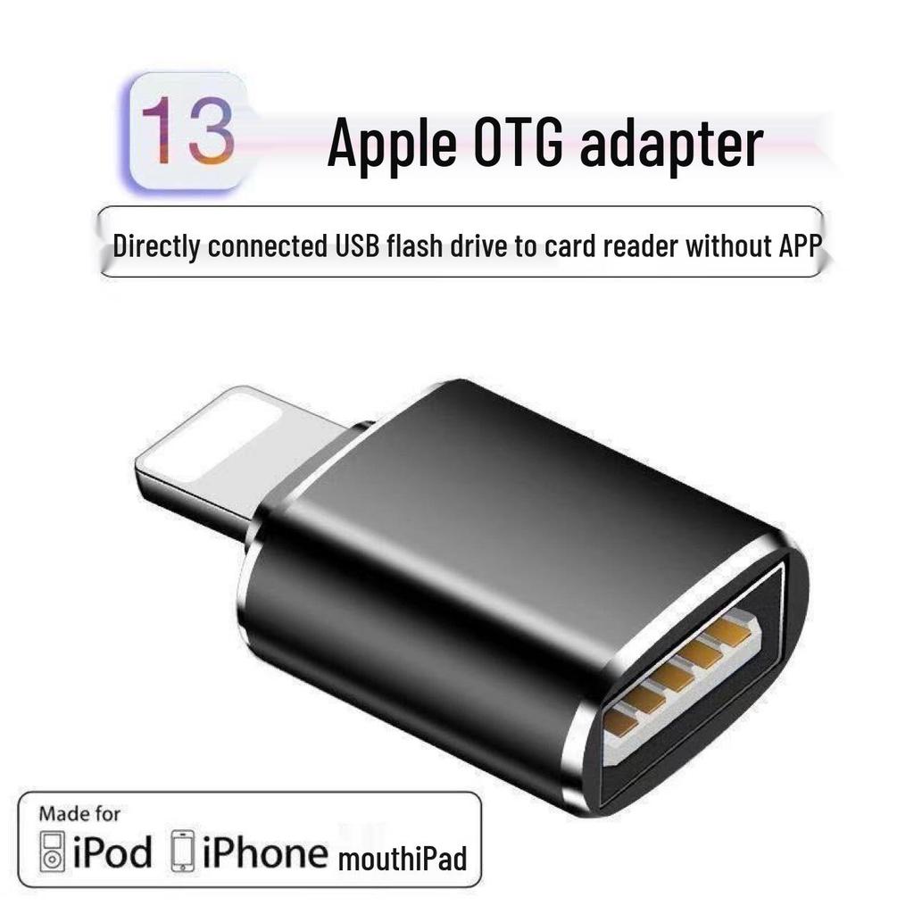 Compatible OTG Adapter for Apple Lightning To USB: Supports U Disk, Mouse, Keyboard, iPad, and Tablet 14