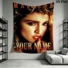 Custom Madonna Wall Hanging Printed Fabric Blanket Decorative Tapestries for Bedroom Living Room Home Decor