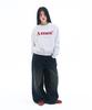 AMES-WORLDWIDE Basic Logo Sweatshirt Light Gray
