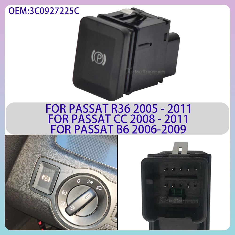 For VW Passat B6 Handbrake Button Switch Car Parking Brake Switch 3C0927225B 3C0927225C For VW Passat B6 R36 C6 CC