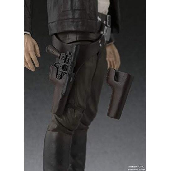 НАРОДЫ ТАМАШИИ SH. Figuarts Звездные Войны Хан Соло (Звездные Силы Пробуждаются) Подвижная фигурка из ПВХ АБС, окрашенная