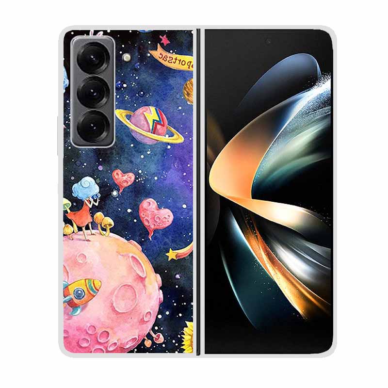For Samsung Galaxy Z Fold Special 5G Fashion Cases Clear Hard PC Back Cover For Galaxy Z Fold Special SM-F958N Transparent Cover