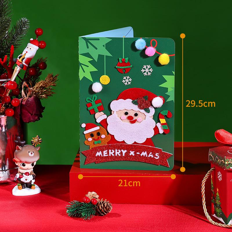 DIY Christmas Card Kit for Kids - Creative Handmade Greeting Supplies