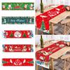 Gifts Ornament Home Christmas Decoration Table Cover Xmas Tablecloth Christmas Table Runner