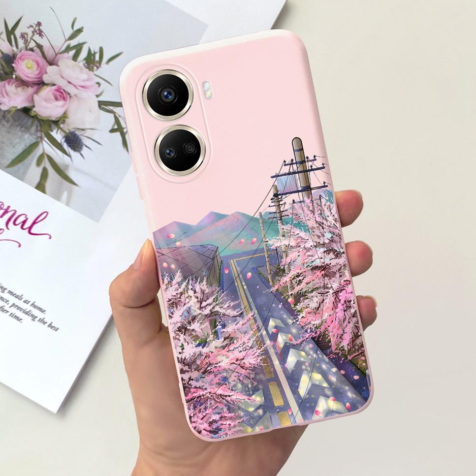 For Huawei nova 10 SE 4G Case Fashion Cartoon Pattern Soft Silicone Cover For Huawei Nova 10SE BNE-LX1 Bumper Phone Case Funda