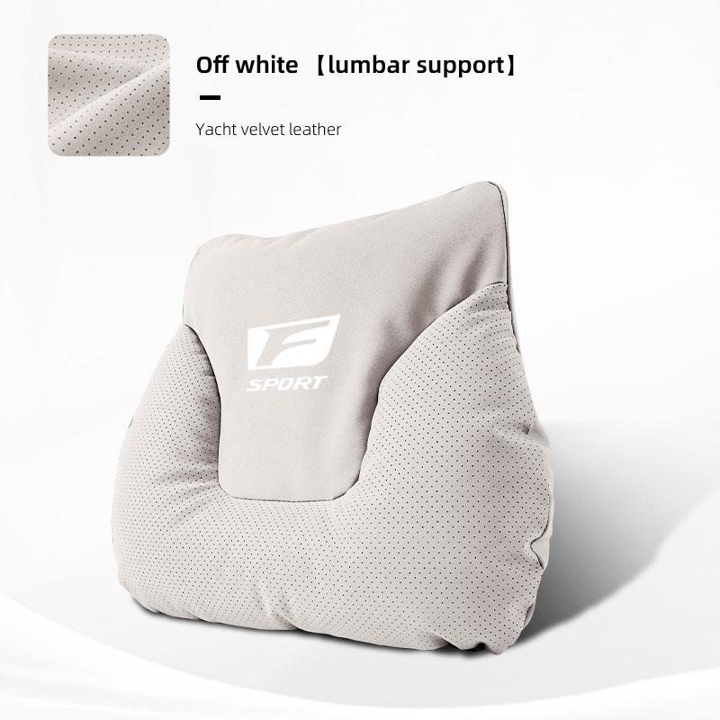 AABGC1 Lexus Car Interior Seat Suede leather Bull Horn Headrest For Lexus F SPORT ES RX NX LS UX LM LX GX LC RZ IS CT GS RC HS SC LBX