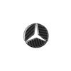 VRN2   1Pcs Car Steering Wheel Badge Sticker Carbon Fiber Decal Decoration Hubcap For Mercedes Benz E C A B G Class GLC GLE CLS CLA GLA