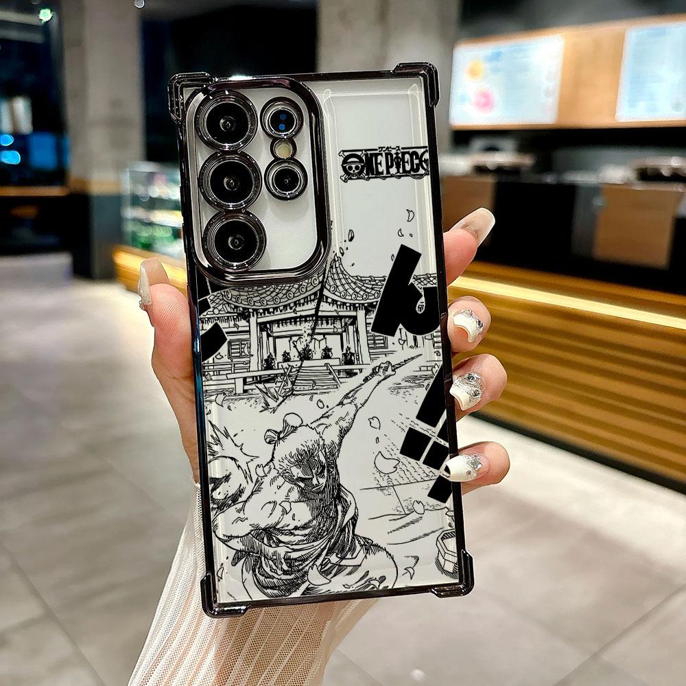 Чехол-бампер Roronoa Zoro One Pieces Manga для телефона Galaxy S26 Ultra Чехол для Samsung S26 S25 S24 S23 S21 Ultra S20 FE S25 Plus