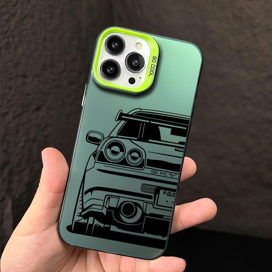 Крутой чехол для телефона JDM Dream Car для iPhone 16 Pro 15 Pro Max 14 13 12 11 XS 14 Pro Max 16 Plus 14Pro 12Pro Мягкий чехол