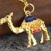 Брелок Подвеска Верблюд Шарм Брелок с Цветным Эмалевым Покрытием Ключи Сумка Рюкзак Компактный Легкий Брелок Аксессуар Подарок