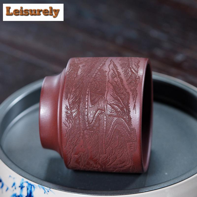 Чайная чашка Yixing Zisha "Великая стена", 150 мл, антикварная чайная чаша, чайный набор, дегустационная персональная чашка, чайные чашки Chazhan Master Cups, чайные сервизы.