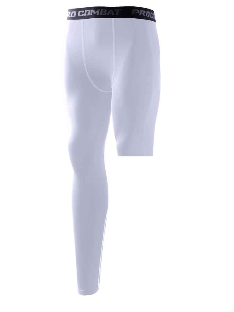 Men's Quick-Dry High Elastic Compression Basketball Leggings for Summer Fitness