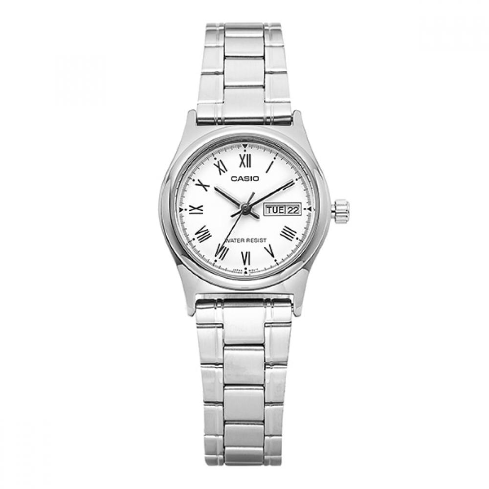 Casio Ltp V006d 7budf Ltp V006d 7b Аналоговые Студенческие Женские Металлические Часы