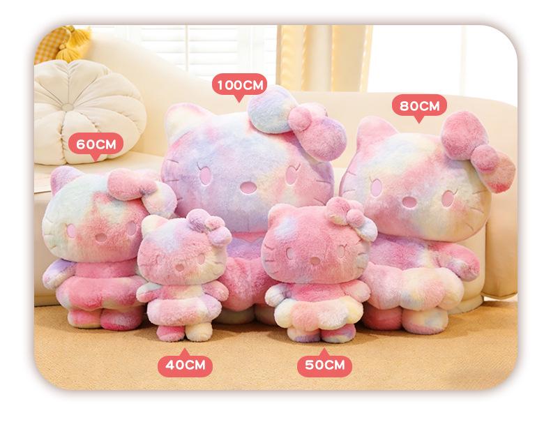 Многоцветная плюшевая кукла Hello Kitty - Милая кошка, подушка для объятий, идеальный подарок на день рождения лучшего друга