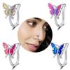 Butterfly Nose Clip Fake Nose Ring Piercing Jewelry Nose Rings Fake Nose Ring Fake Nose Ring Hoop Fake Septum Fake Nose Ring Fake Nose Rings for Women
