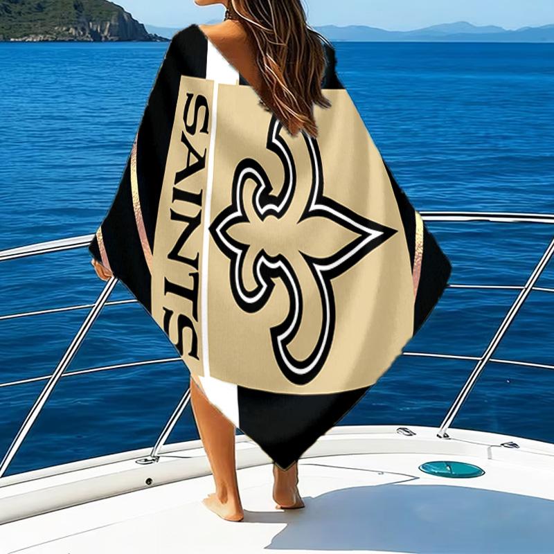 New Orleans Helmet Quick-Dry Microfiber Beach Towel Super Soft & Absorbent for Bath, Beach, Travel Bath Time Accessory, Fan gifts