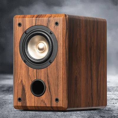 Fever Bookshelf Speaker Home KTV Пассивный DIY Hifi динамик 4 дюйма Полночастотный динамик Профессиональный Спальня Настольный Деревянный Аудио