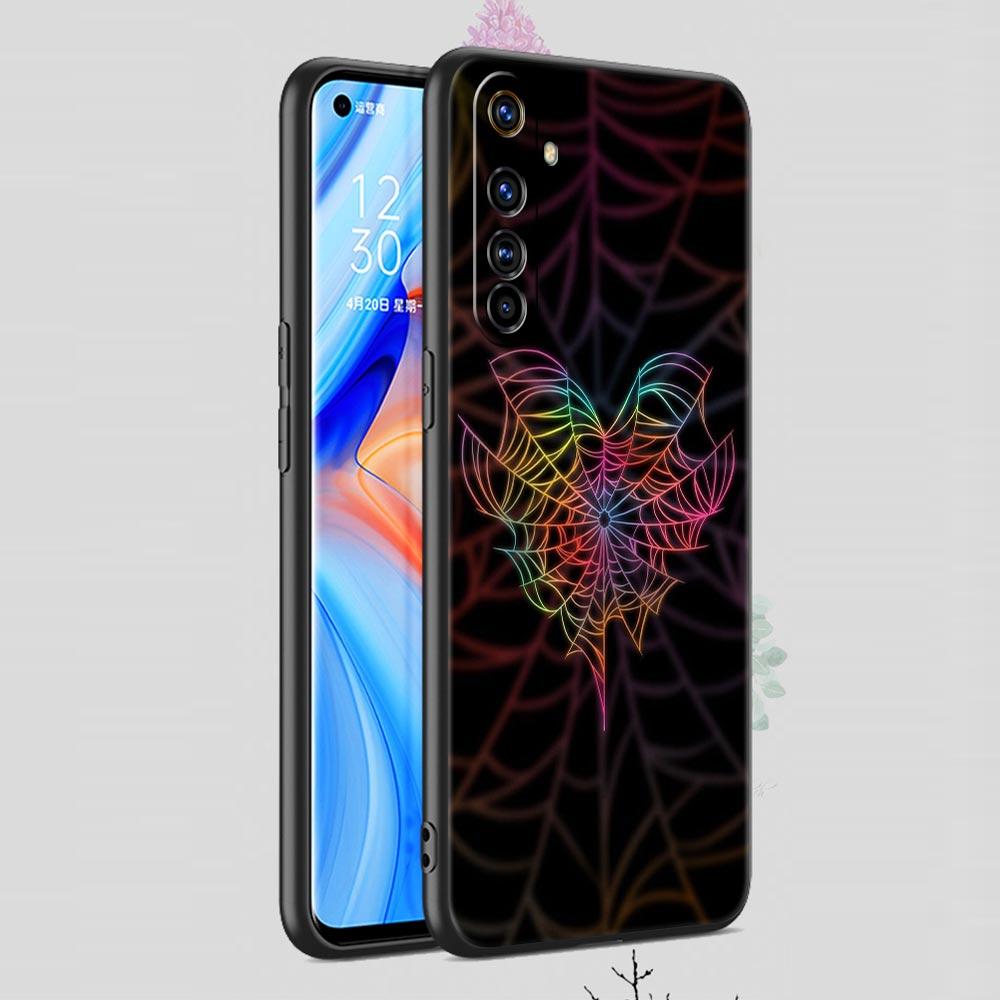 Мягкий ТПУ 'Паутина' Для Realme 13 12 11 10 9 Pro Plus GT3 GT2 C21 C25 C35 C53 C55 C67 Pro 5G Чехол для телефона Обложка Fundas Capas Сумки