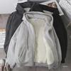 Men's Hong Kong Style Japanese Zipper Sweatshirt - Early Autumn Trendy Loose Cardigan Jacket