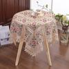 Pastoral Style Tablecloth Lace Hollow Embroidery Picnic Tablecloth Beautifying Living Room Coffee Table Decoration Long Tablecloth
