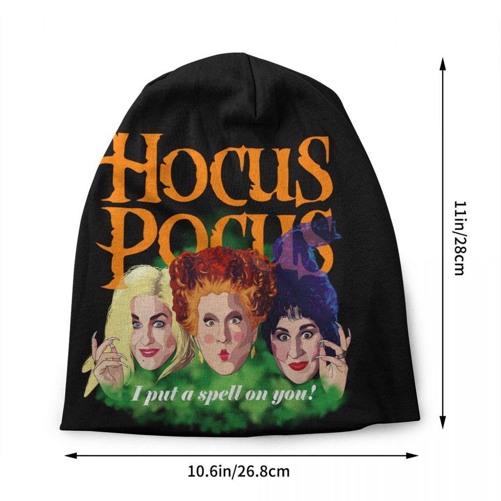 Шапка Hocus Sanderson Sisters Pocus, вязаные шапки, крутые шапки унисекс для взрослых, Хэллоуин, ведьма, фильм ужасов, зимние теплые шапки, шапка