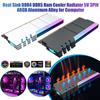 5V 3PIN ARGB Радиатор-теплоотвод для модуля ОЗУ ПК Охладитель для ОЗУ ПК DDR4 DDR5 Теплоотвод Радиатор