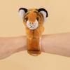 Cute Tiger Doll Zoo Gift Personalized Rabbit Bracelet Plush Toy Snow Leopard Snap Ring Children's Gift