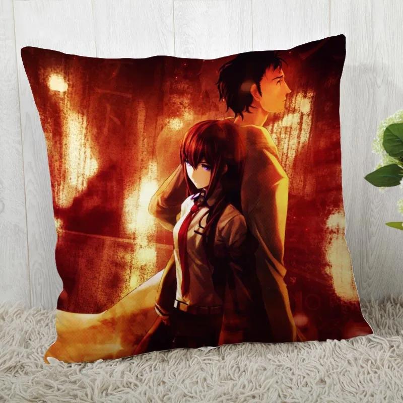 Чехол на подушку Steins Gate Наволочка на заказ Современный декоративный чехол для подушки для гостиной 45X45 см A19.12.13