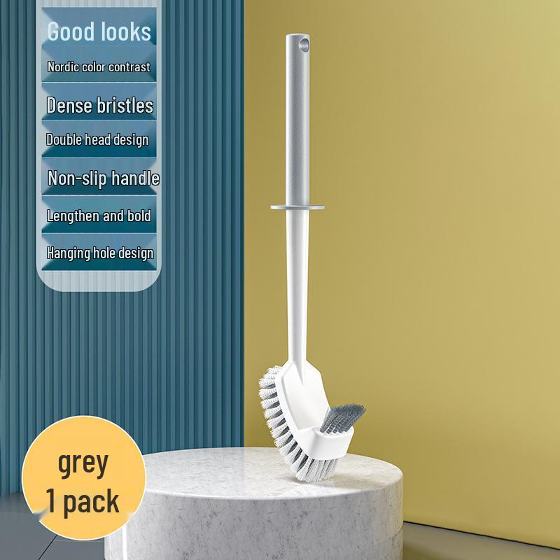Настенный набор туалетной щетки для ванной комнаты с подставкой – Без мертвых углов, Безударный дизайн для эффективной очистки слива