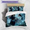3pcs Custom Name Eternal Journey Printed Bedding Set Duvet Cover Closure Includes 1 Duvet Cover & 2 Pillowcases, Soft and Comfortable for All Seasons.
